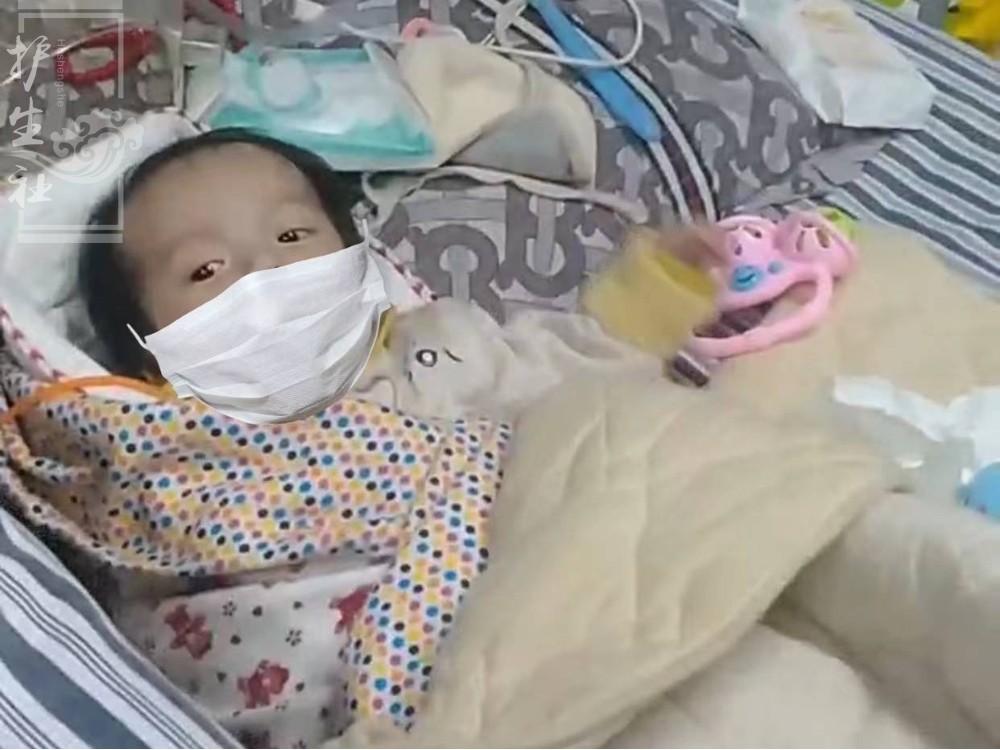 不到半岁的小扎西生病住院，盼大家援助